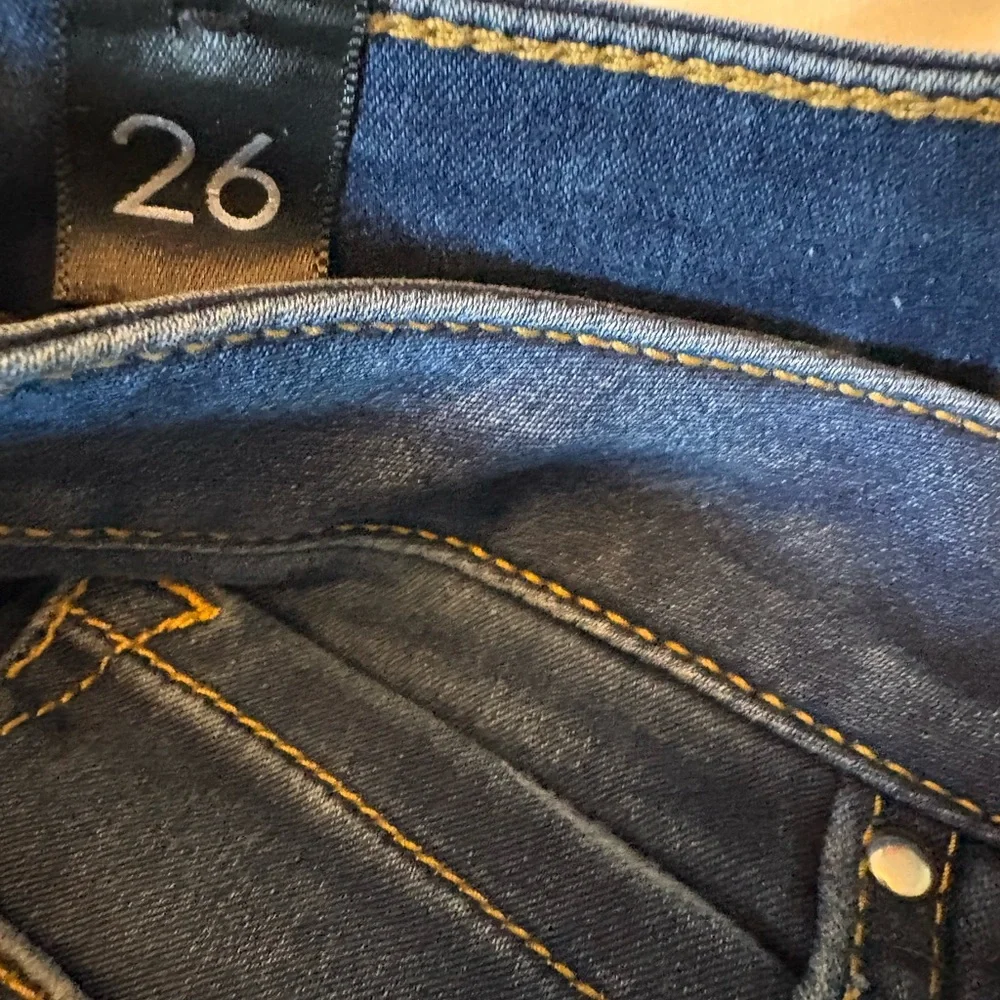 bebe Dark Blue Skinny Jeans - Slim Stretch Denim size 26
